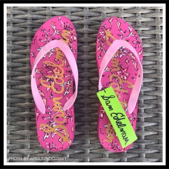 SAM EDELMAN PLATFORM SANDALS FLIP FLOP A3C - Picture 5 of 8